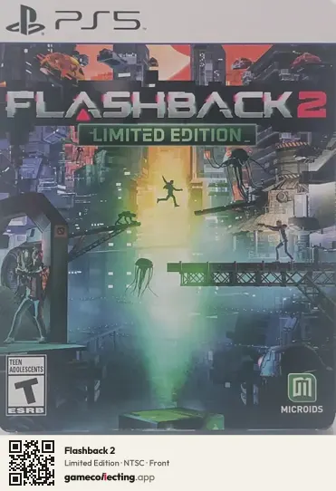 Flashback 2 PlayStation 5, NTSC box front