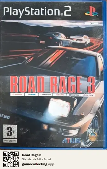 Road Rage 3 PlayStation 2, PAL box front