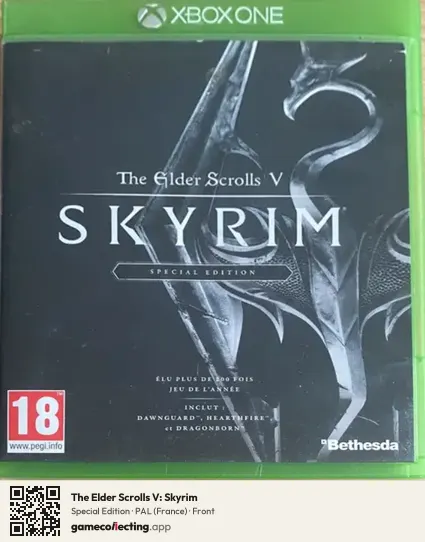 The Elder Scrolls V: Skyrim Xbox One, France box front