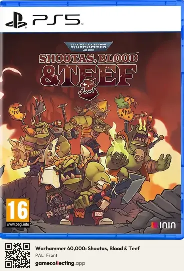 Warhammer 40,000: Shootas, Blood & Teef PlayStation 5, PAL box front