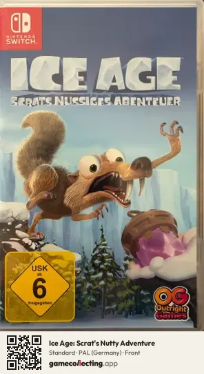 Ice Age: Scrat's Nutty Adventure Nintendo Switch, Germany box front