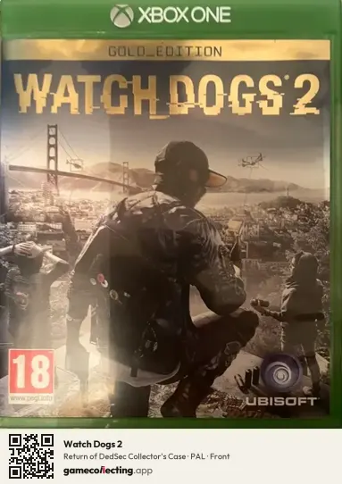 Watch Dogs 2 Xbox One, PAL box front