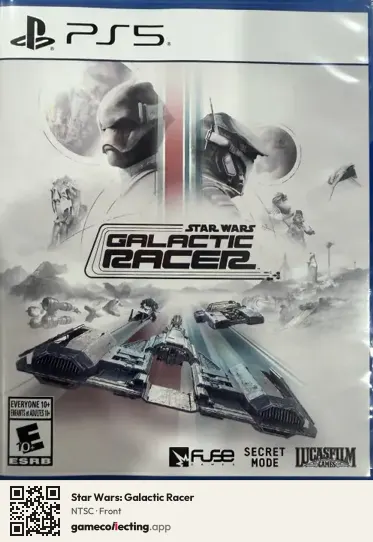 Star Wars: Galactic Racer PlayStation 5, NTSC box front