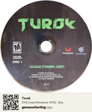 Turok Computer, NTSC disc