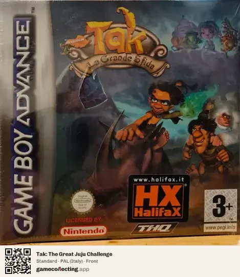 Tak: The Great Juju Challenge Game Boy Advance, Italy box front