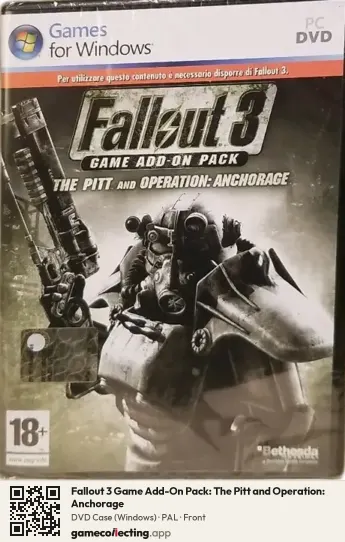 Fallout 3 Game Add-On Pack: The Pitt and Operation: Anchorage Computer, PAL box front