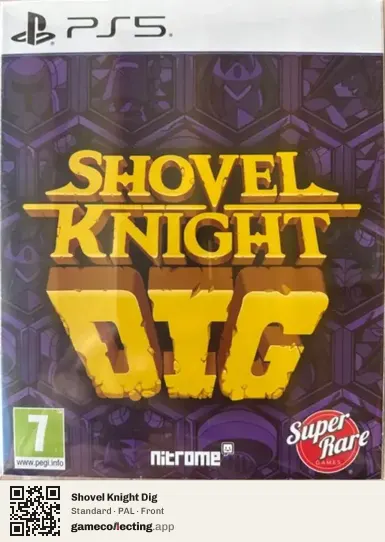 Shovel Knight Dig PlayStation 5, PAL box front