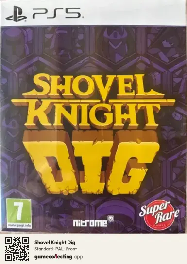 Shovel Knight Dig PlayStation 5, PAL box front