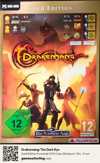 Drakensang: The Dark Eye Computer, PAL box front