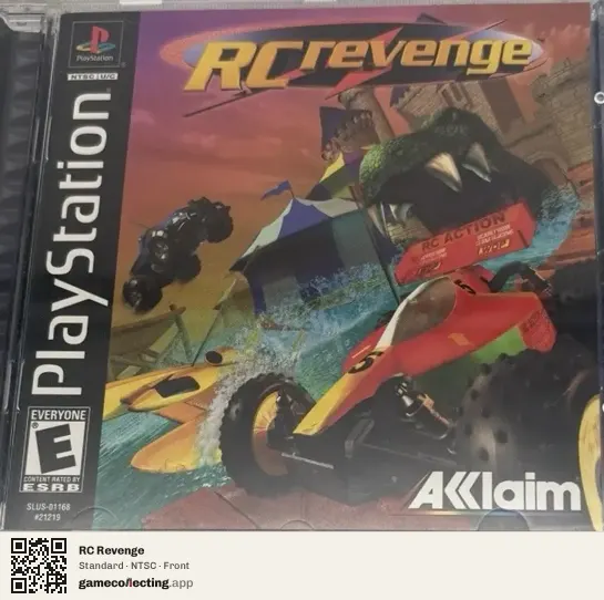 RC Revenge PlayStation, NTSC box front