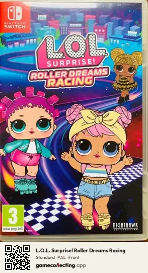 L.O.L. Surprise! Roller Dreams Racing Nintendo Switch, PAL box front