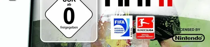 FIFA 11, the USK square on its front
