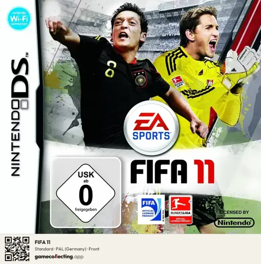 FIFA 11 Nintendo DS, Germany box front