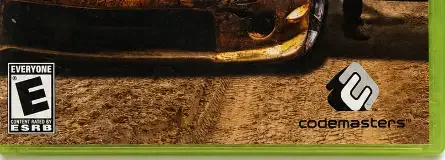 Dirt, the ESRB box on its front
