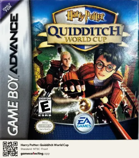 Harry Potter: Quidditch World Cup Game Boy Advance, NTSC box front