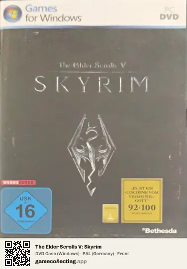 The Elder Scrolls V: Skyrim Computer, Germany box front