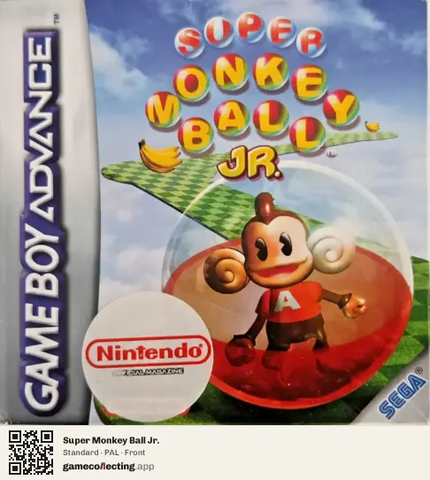 Super Monkey Ball Jr. Game Boy Advance, PAL box front