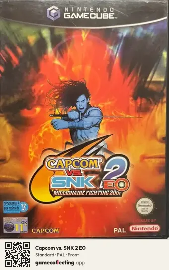 Capcom vs. SNK 2 EO Nintendo GameCube, PAL box front