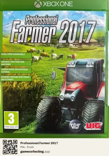 Professional Farmer 2017 Xbox One, PAL box front
