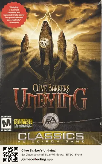 Clive Barker's Undying Computer, NTSC box front