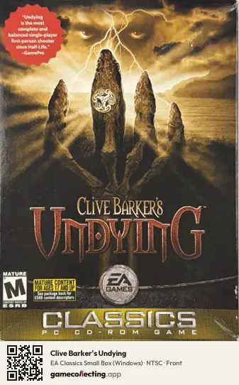 Clive Barker's Undying Computer, NTSC box front