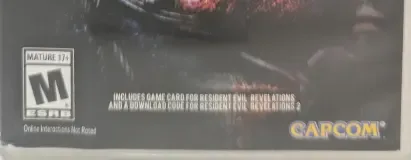 Resident Evil Revelations Collection, the ESRB box on its front