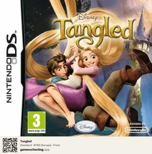 Tangled Nintendo DS, Europe box front