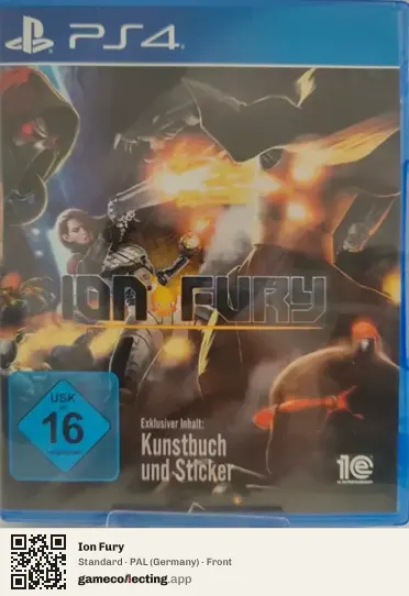 Ion Fury PlayStation 4, Germany box front