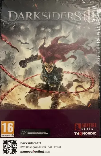 Darksiders III Computer, PAL box front