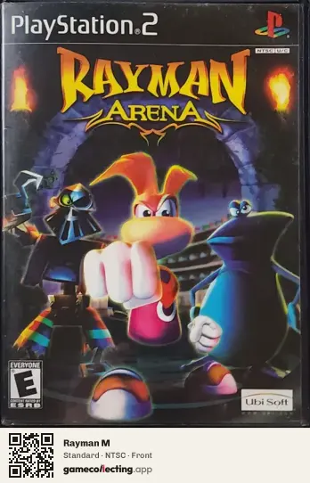 Rayman M PlayStation 2, NTSC box front