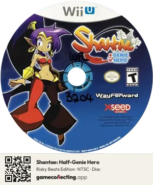Shantae: Half-Genie Hero Nintendo Wii U, NTSC disc