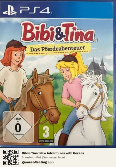 Bibi & Tina: New Adventures with Horses PlayStation 4, Germany box front
