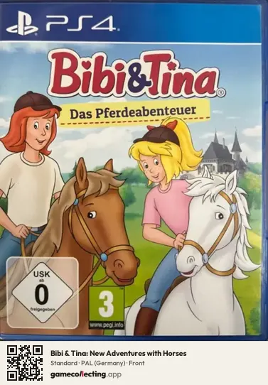 Bibi & Tina: New Adventures with Horses PlayStation 4, Germany box front