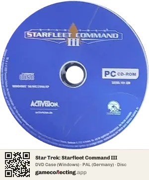Star Trek: Starfleet Command III Computer, PAL disc