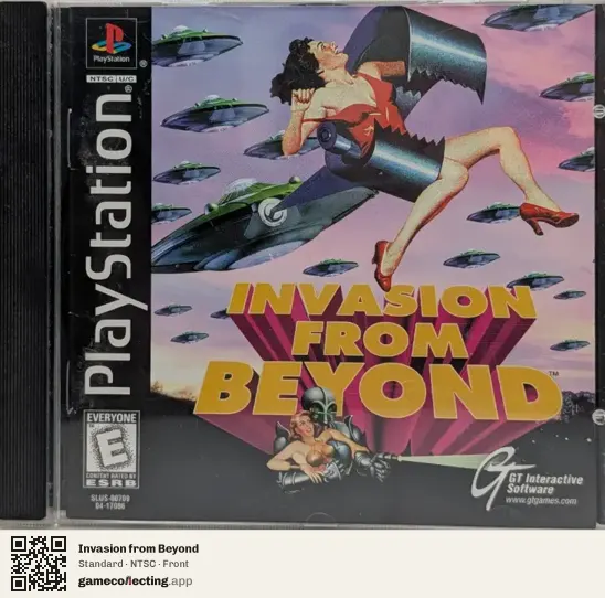 Invasion from Beyond PlayStation, NTSC box front