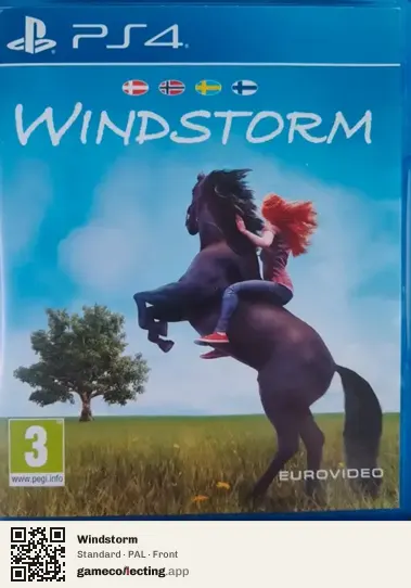 Windstorm PlayStation 4, PAL box front