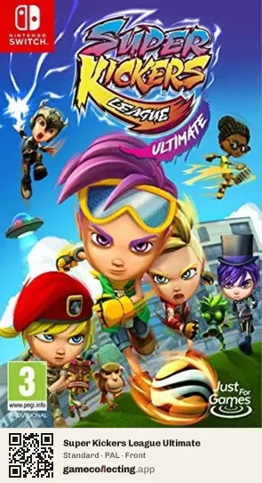 Super Kickers League Ultimate Nintendo Switch, PAL box front