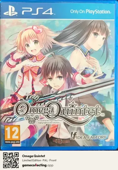 Omega Quintet PlayStation 4, PAL box front