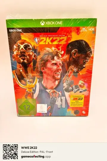 WWE 2K22 Xbox One, PAL box front