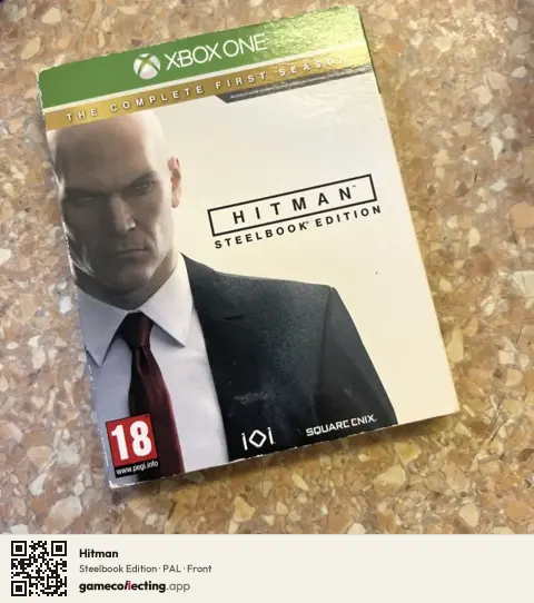 Hitman Xbox One, PAL box front