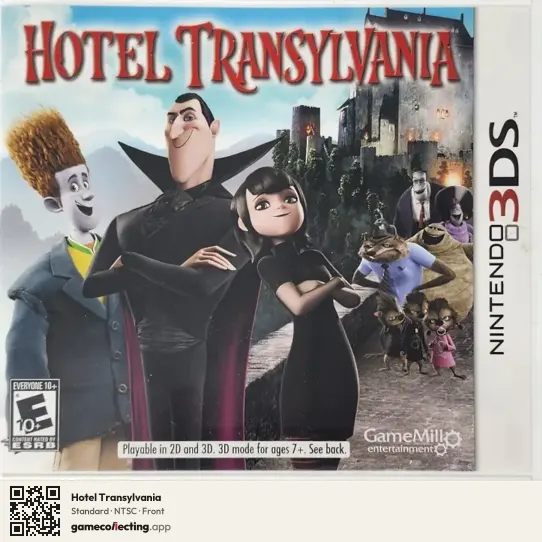 Hotel Transylvania Nintendo 3DS, NTSC box front