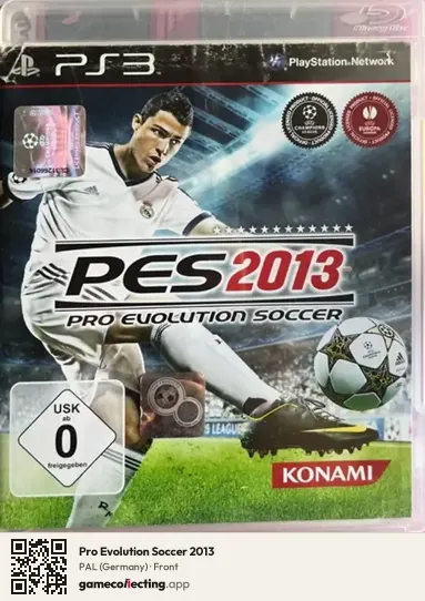 Pro Evolution Soccer 2013 PlayStation 3, Germany box front