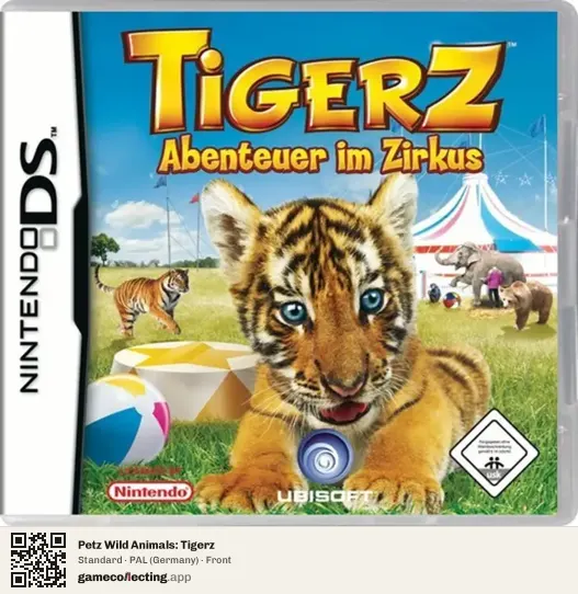 Petz Wild Animals: Tigerz Nintendo DS, Germany box front