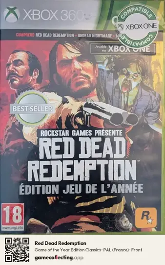 Red Dead Redemption Xbox 360, France box front