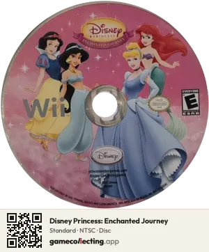Disney Princess: Enchanted Journey Nintendo Wii, NTSC disc
