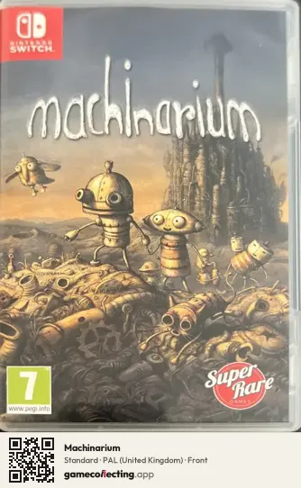 Machinarium Nintendo Switch, United Kingdom box front