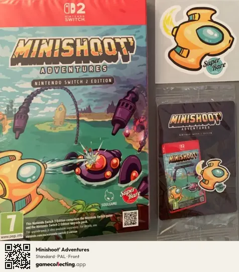 Minishoot' Adventures Nintendo Switch 2, PAL box front