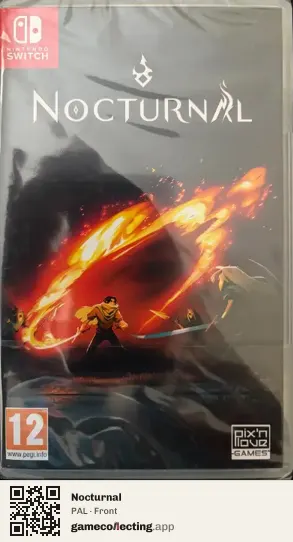 Nocturnal Nintendo Switch, PAL box front