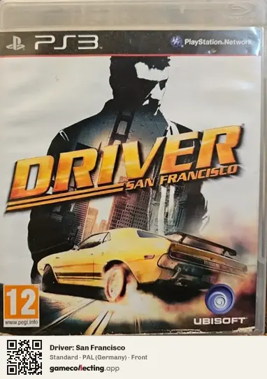 Driver: San Francisco PlayStation 3, Germany box front