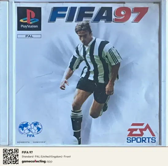 FIFA 97 PlayStation, United Kingdom box front